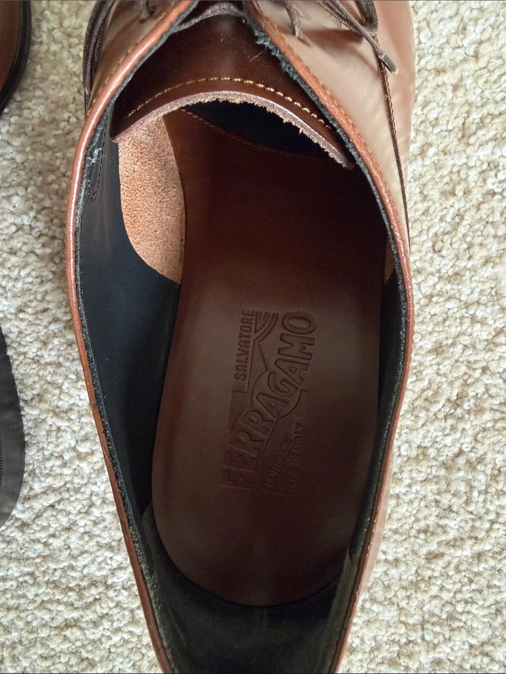 Ferragamo Boston Cap Toe 10 2E